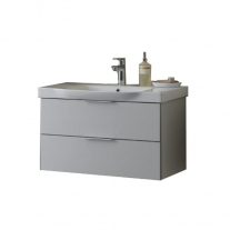 LANA OUL 80 II, GRI, SET MOBILIER CU SERTARE + LAVOAR, 80CM, 528960